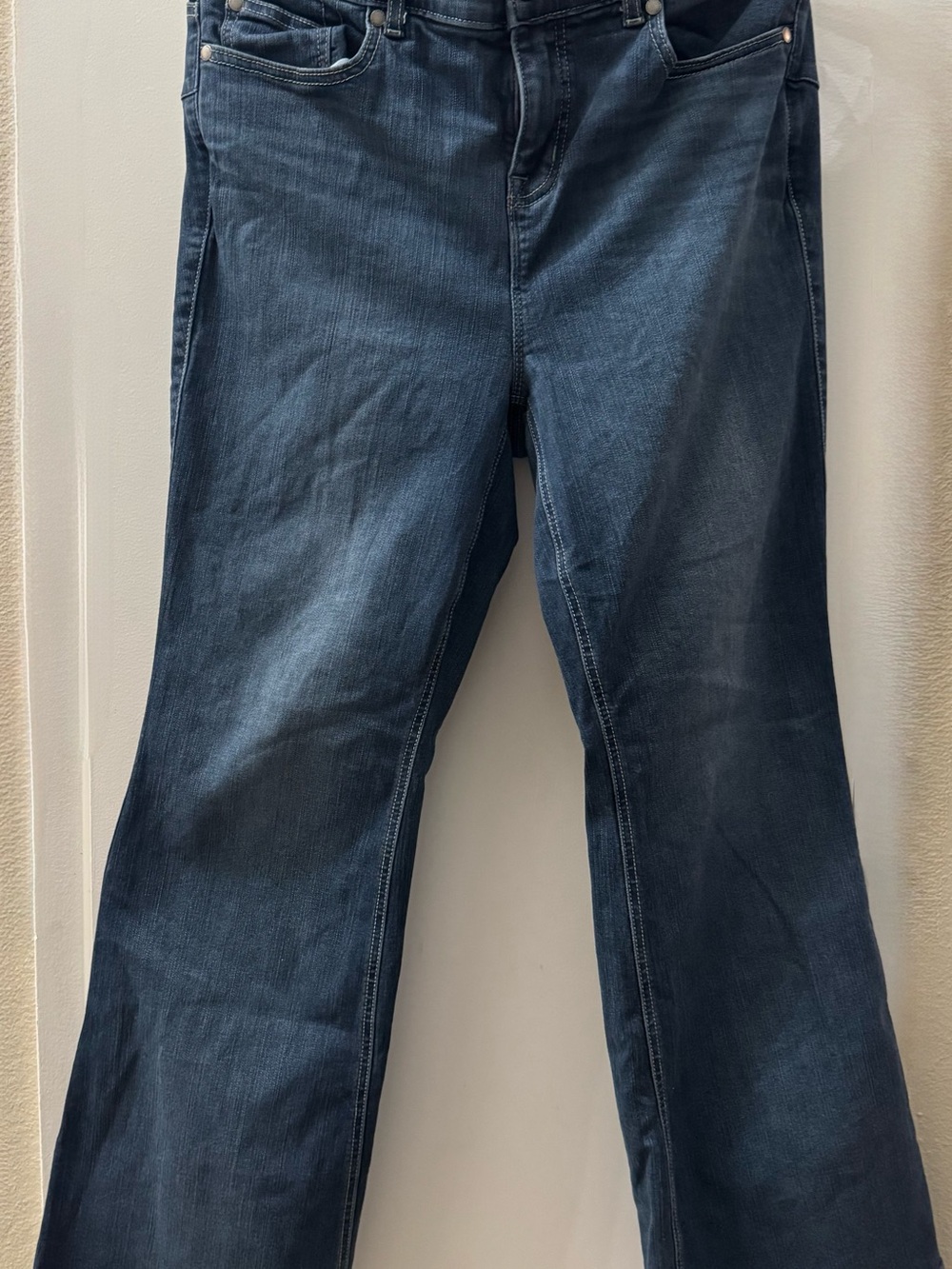 Torrid Dark Blue Wide Leg Flare Jeans |18| - Picture 8 of 10